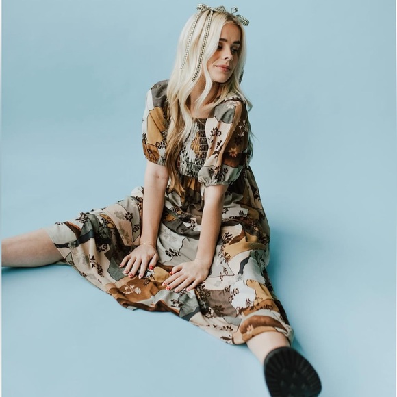 Polagram Earthy Patchwork Maxi Dress - Picture 6 of 6